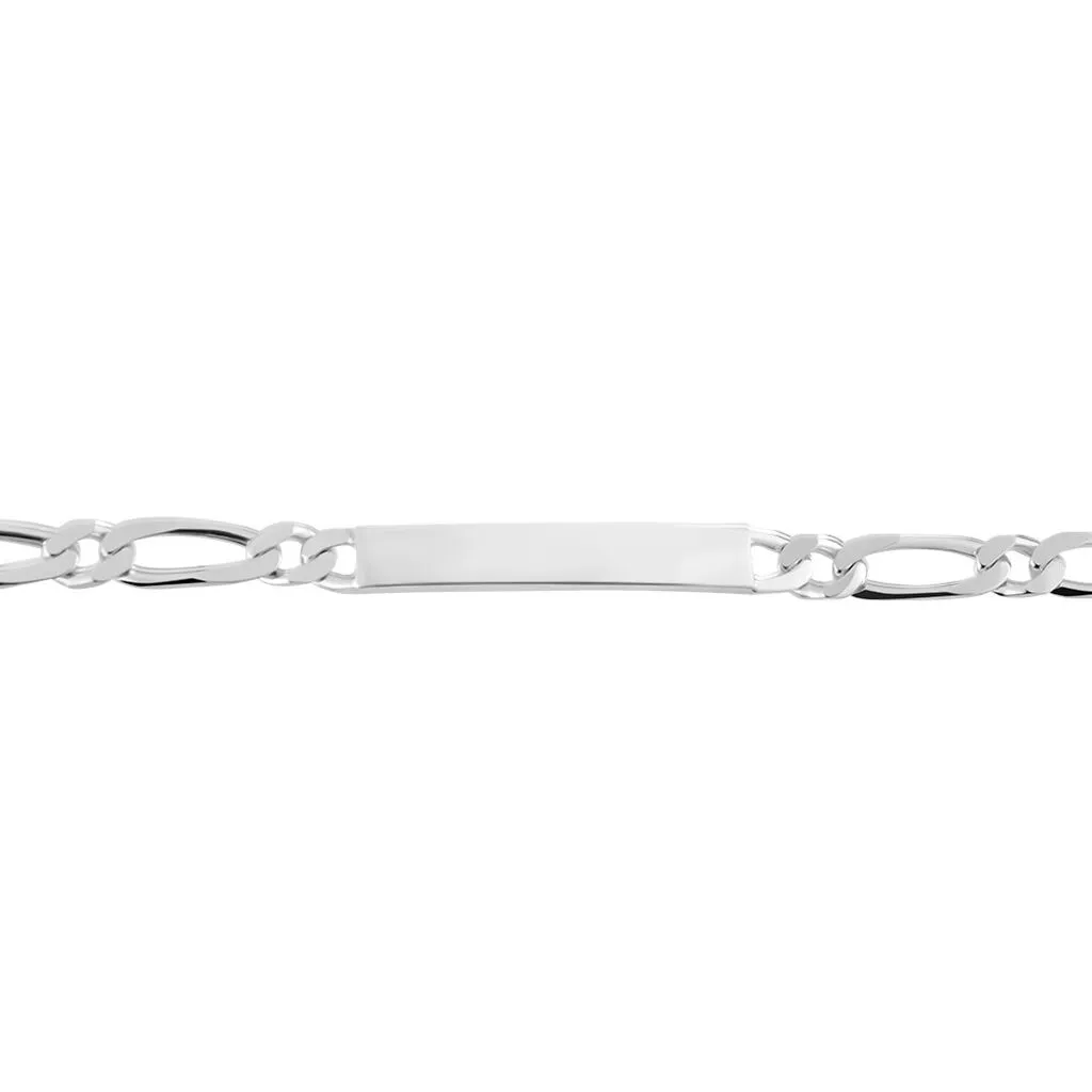 Histoire D'Or Bracelet Identité Anilo Argent Blanc – Image 2