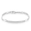 Histoire D'Or Bracelet Identité Argent Blanc Vivian