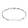 Histoire D'Or Bracelet Identité Argent Blanc Casper