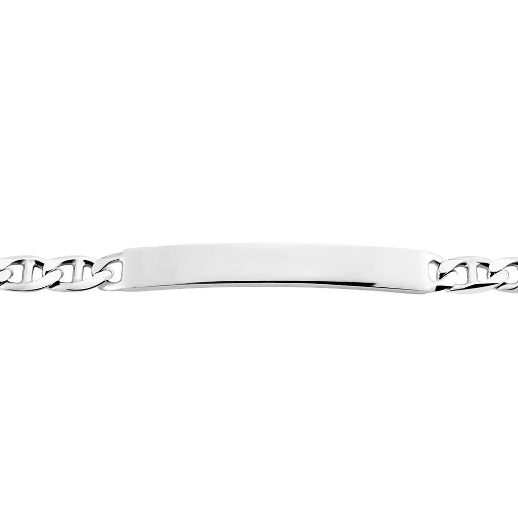 Histoire D'Or Bracelet Identité Argent Blanc Bobbi – Image 2
