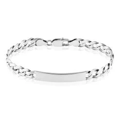 Histoire D'Or Bracelet Identité Casper Argent Gris