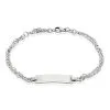 Histoire D'Or Bracelet Identité Argent Blanc Arvo