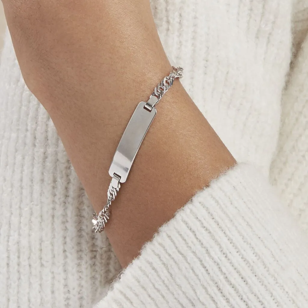 Histoire D'Or Bracelet Identité Argent Blanc Arvo – Image 3