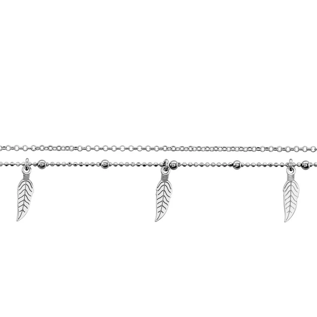 Histoire D'Or Chaîne De Cheville Azou Argent Blanc – Image 2