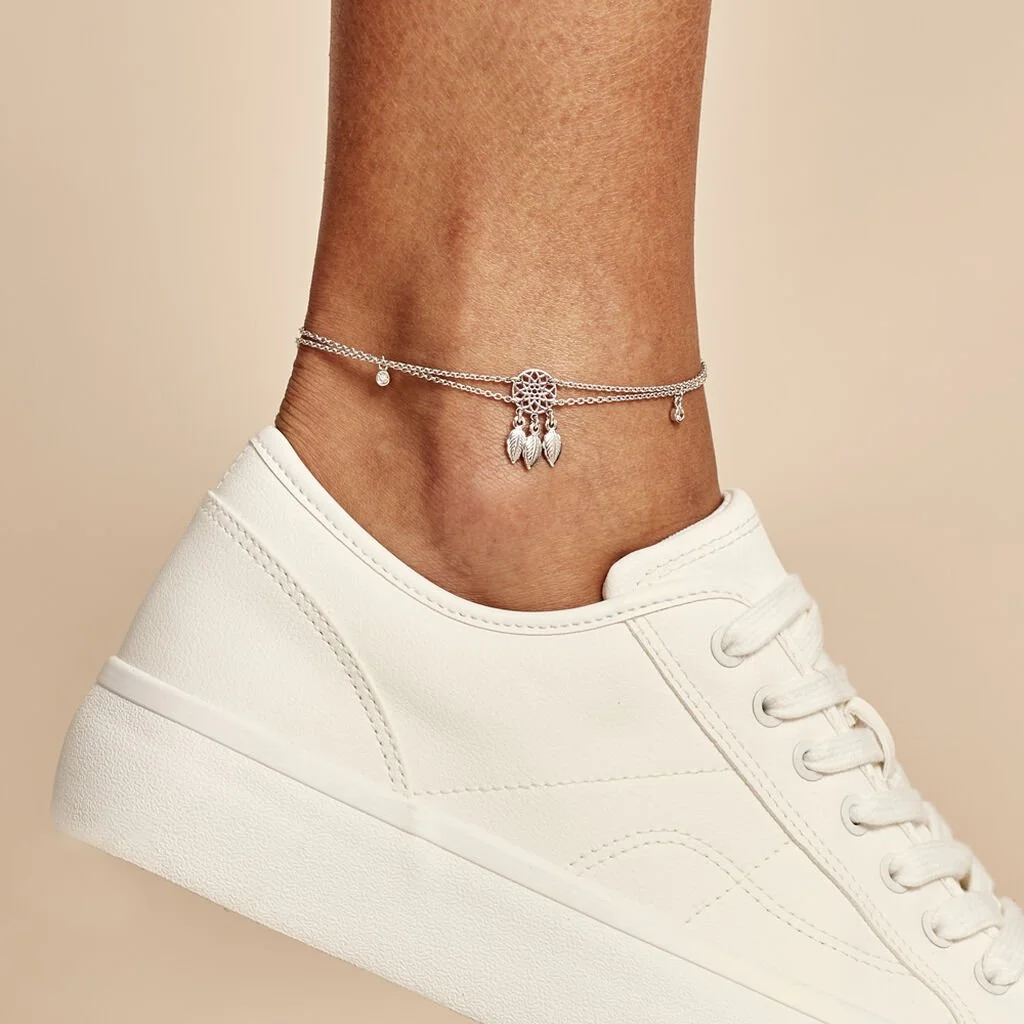 Histoire D'Or Chaîne De Cheville Argent Blanc Tangui Oxydes De Zirconium – Image 3