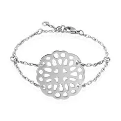 Histoire D'Or Bracelet Alaya Acier Blanc