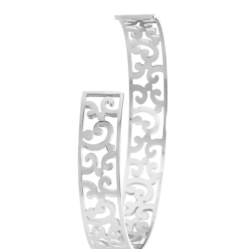 Histoire D'Or Bracelet Jonc Leylia Acier Blanc – Image 2