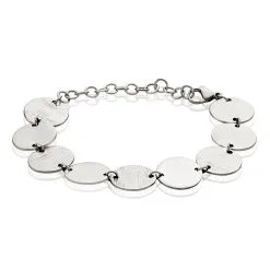 Histoire D'Or Bracelet Acier Blanc Stellaire