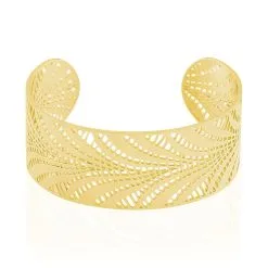 Histoire D'Or Bracelet Jonc Wilson Acier Dore