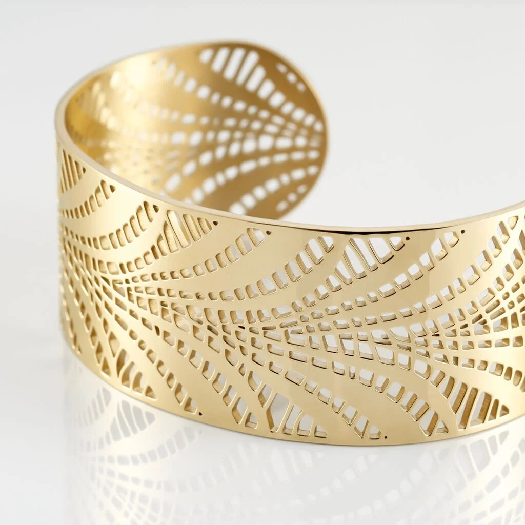 Histoire D'Or Bracelet Jonc Wilson Acier Dore – Image 3