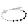 Histoire D'Or Bracelet Maximus Acier Blanc Onyx