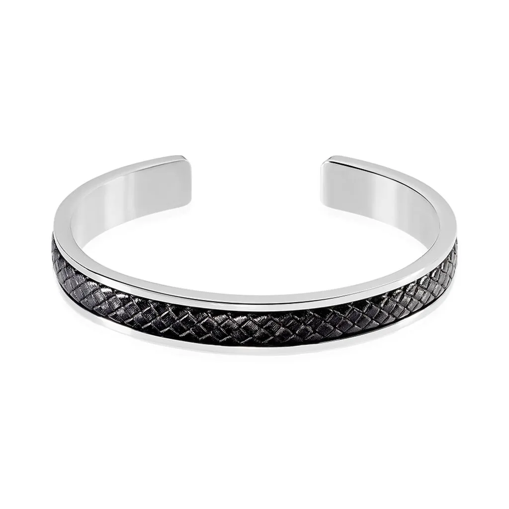 Histoire D'Or Bracelet Jonc Ahmet Acier Blanc