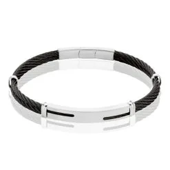 Histoire D'Or Bracelet Oscar Acier Blanc