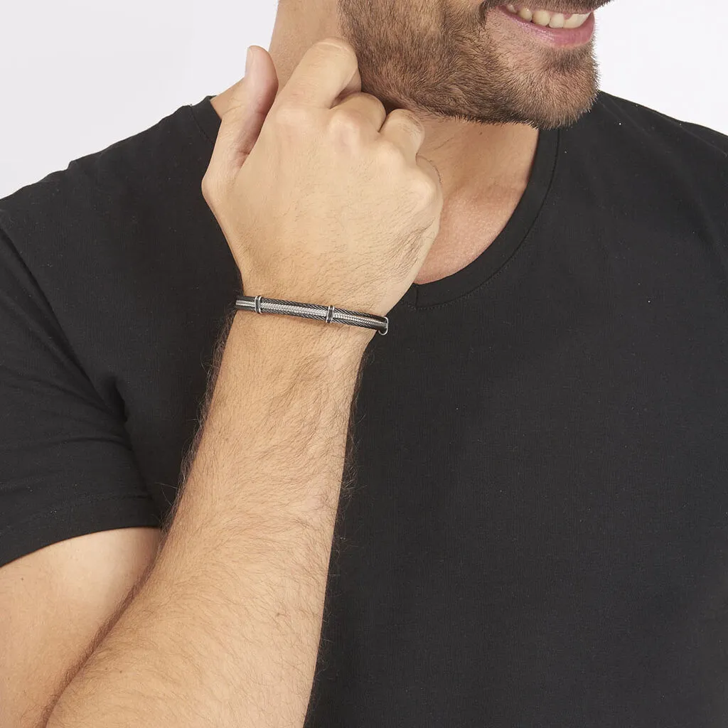 Histoire D'Or Bracelet Anthony Acier Blanc – Image 4