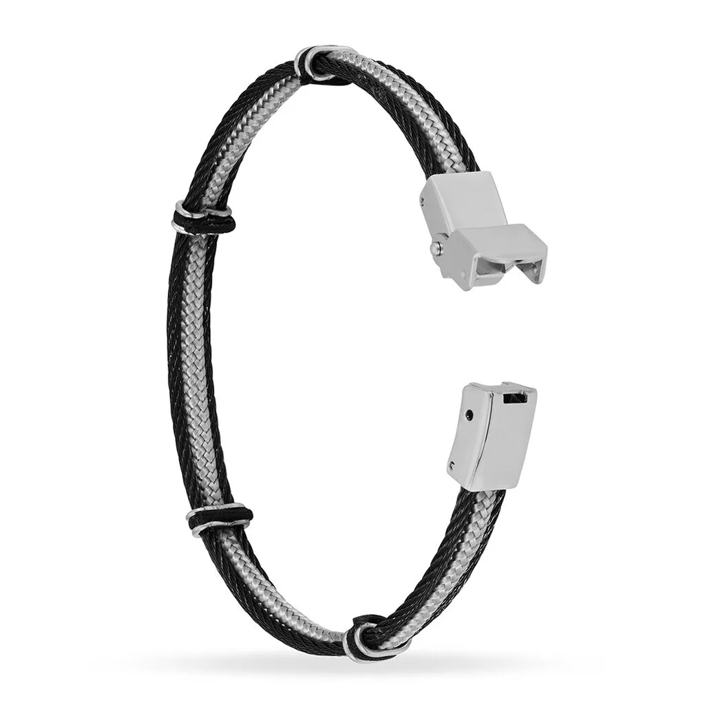 Histoire D'Or Bracelet Anthony Acier Blanc – Image 2