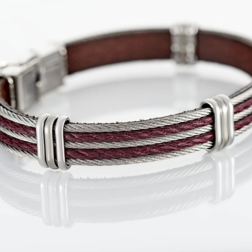 Histoire D'Or Bracelet Francois Acier Blanc – Image 3