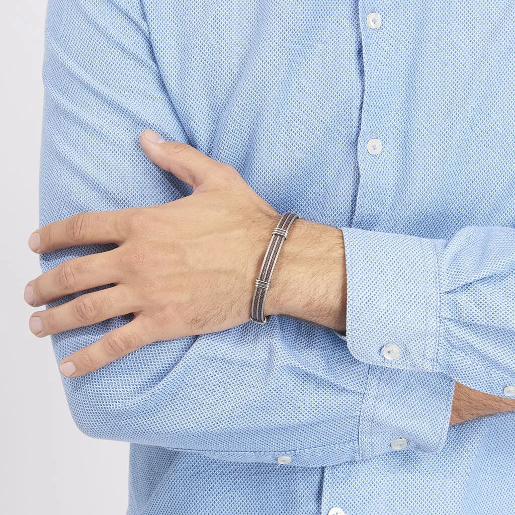 Histoire D'Or Bracelet Francois Acier Blanc – Image 4