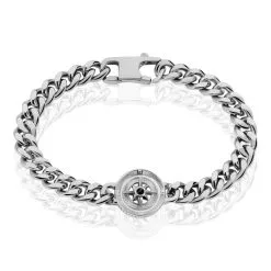 Histoire D'Or Bracelet Yoan Acier Blanc