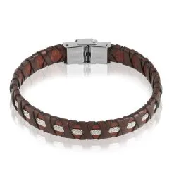 Histoire D'Or Bracelet Luc Acier Blanc