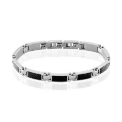 Histoire D'Or Bracelet Arnaud Acier Blanc