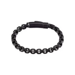 Histoire D'Or Bracelet Ethan Acier Noir