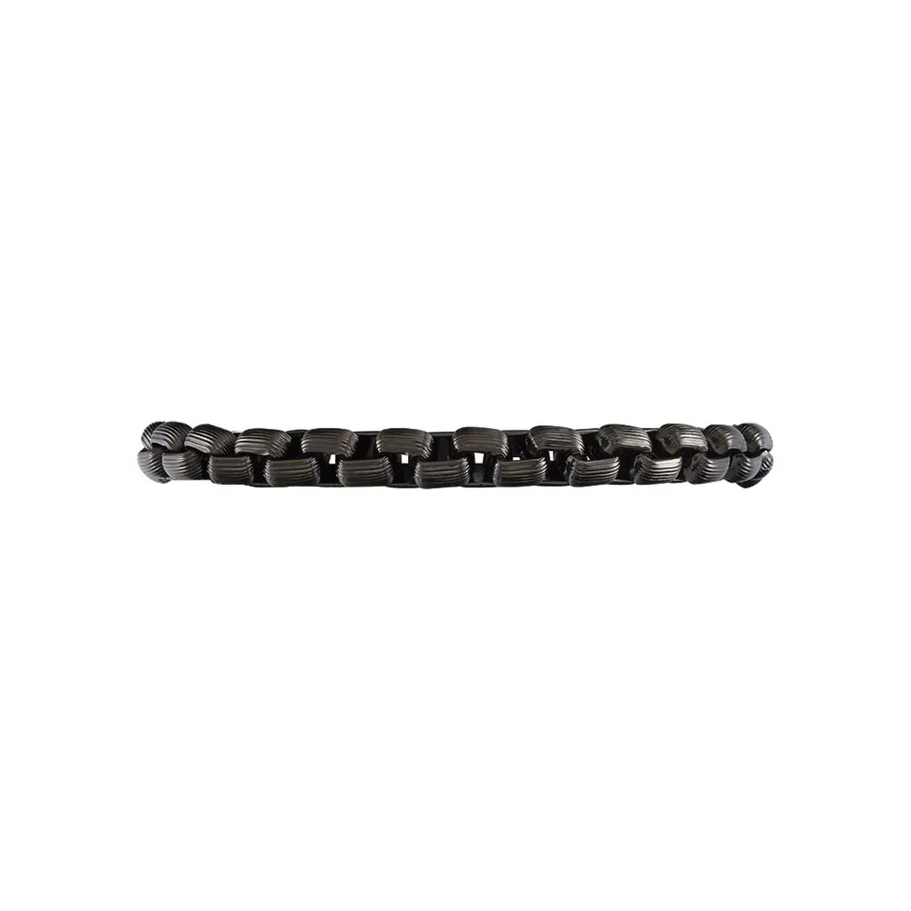 Histoire D'Or Bracelet Ethan Acier Noir – Image 3