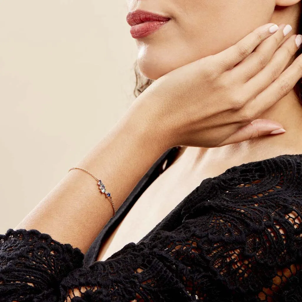 Histoire D'Or Bracelet More Plaqué Or Pierre Artificielle – Image 3