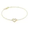 Histoire D'Or Bracelet Plaqué Or Jaune Fae Oxydes De Zirconium