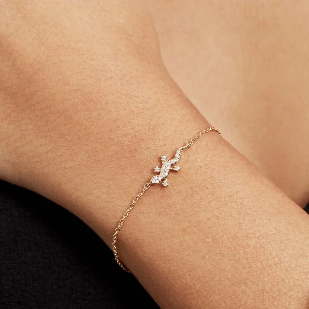 Histoire D'Or Bracelet Lehar Plaqué Or Oxyde De Zirconium – Image 4