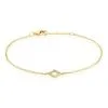 Histoire D'Or Bracelet Brody Plaqué Or Jaune Oxydes De Zirconium