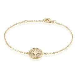 Histoire D'Or Bracelet Maria-carmen Plaqué Or Jaune Oxyde De Zirconium