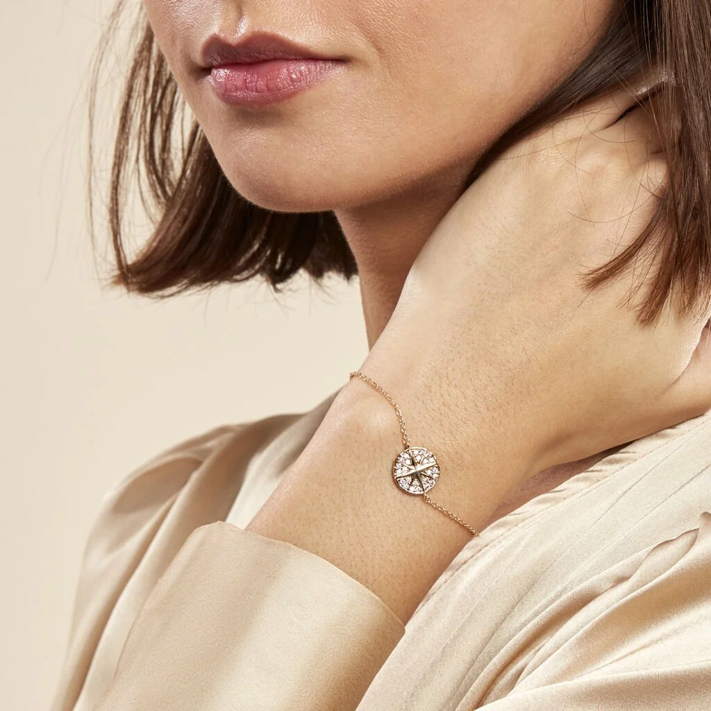 Histoire D'Or Bracelet Maria-carmen Plaqué Or Jaune Oxyde De Zirconium – Image 3