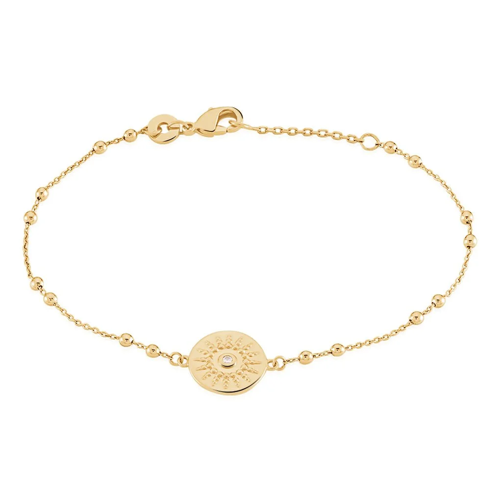 Histoire D'Or Bracelet Artea Plaqué Or Jaune Oxyde De Zirconium