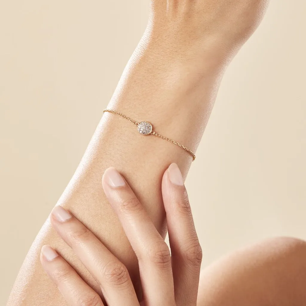 Histoire D'Or Bracelet Plaqué Or Larraso Oxydes De Zirconium – Image 4