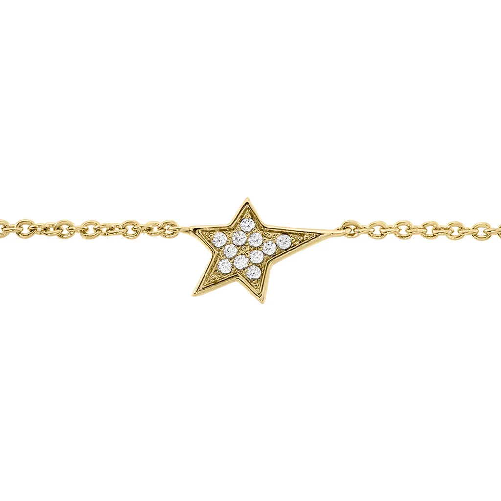 Histoire D'Or Bracelet Plaqué Or Jaune Henschel Oxydes De Zirconium – Image 2