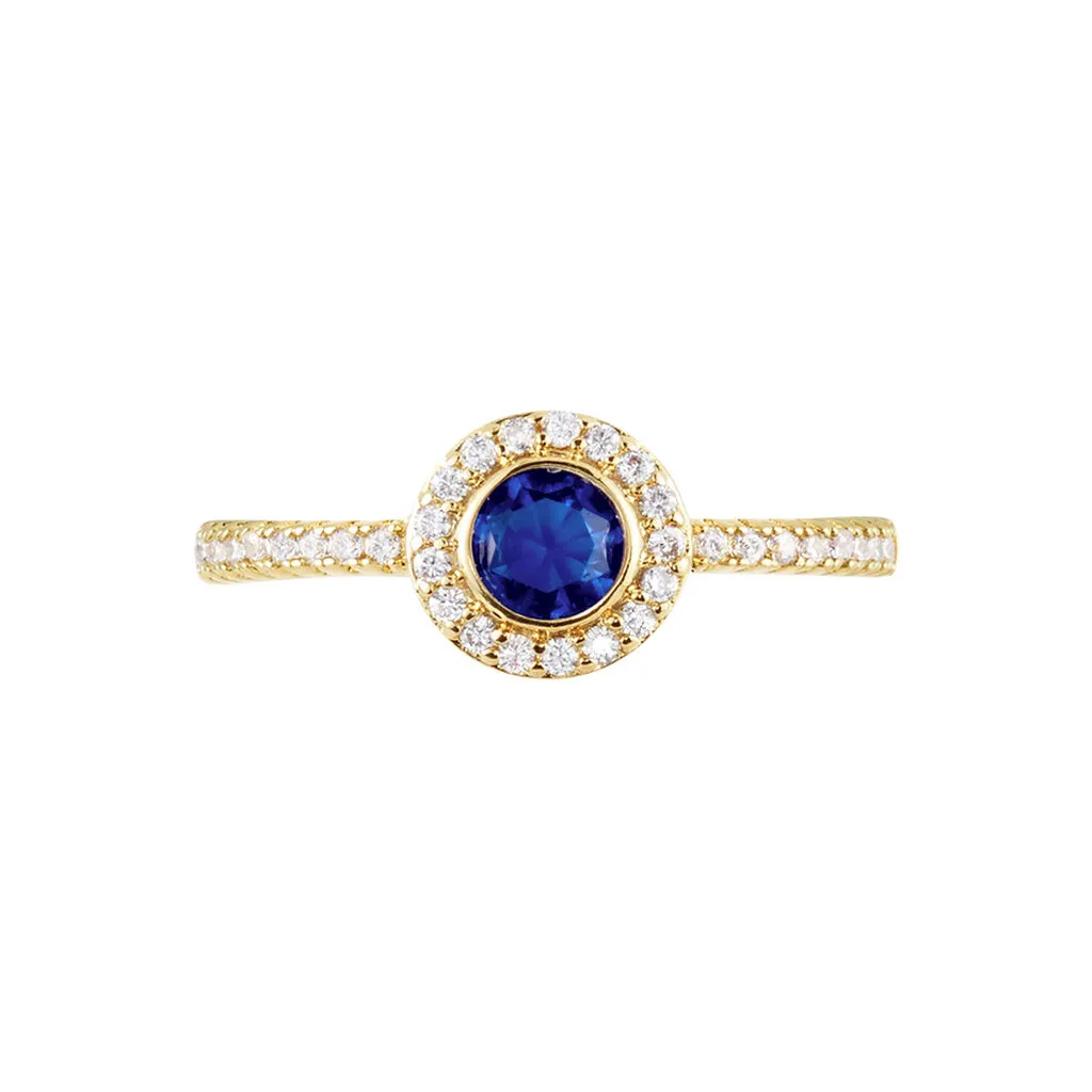 Histoire D'Or Bague Plaqué Or Eugenie Pierre Synthétique – Image 2