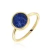 Histoire D'Or Bague Plaqué Or Neassa Sodalite