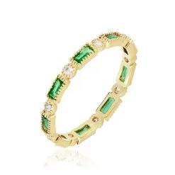 Histoire D'Or Bague Plaqué Or Etna Oxyde De Zirconium