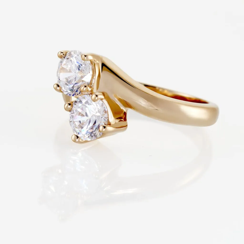 Histoire D'Or Bague Laban Plaqué Or Oxyde – Image 4