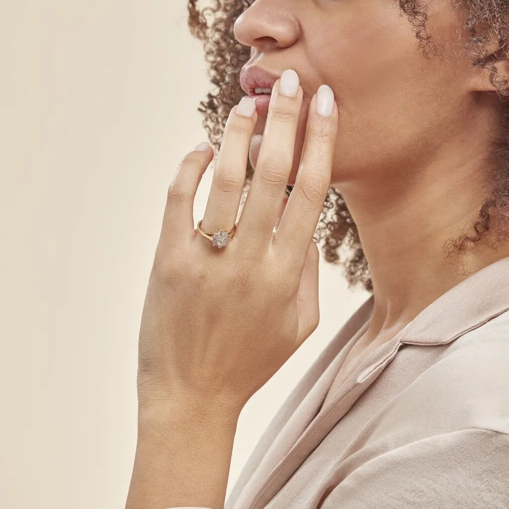 Histoire D'Or Bague Plaqué Or Mahats Oxyde De Zirconium – Image 5