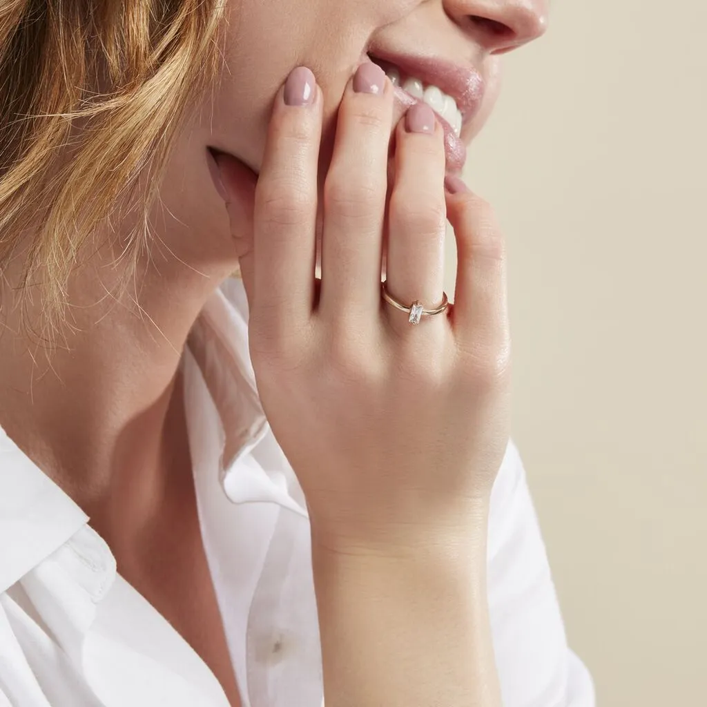 Histoire D'Or Bague Nila Plaqué Or Jaune Oxyde De Zirconium – Image 5