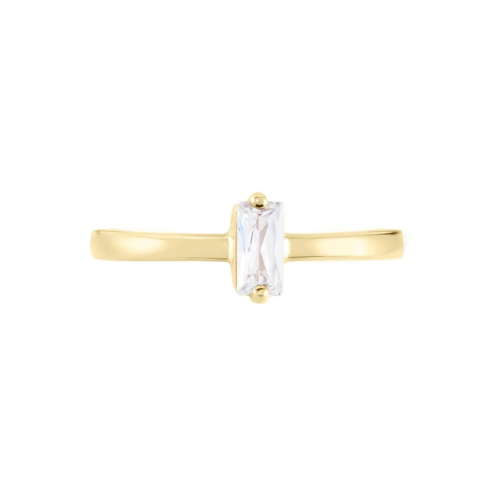 Histoire D'Or Bague Nila Plaqué Or Jaune Oxyde De Zirconium – Image 2