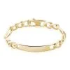 Histoire D'Or Bracelet Identité Bixente Plaqué Or Jaune