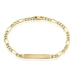 Histoire D'Or Bracelet Identité Plaqué Or Jaune Bixente
