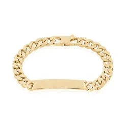 Histoire D'Or Bracelet Identité Clement Plaqué Or Jaune