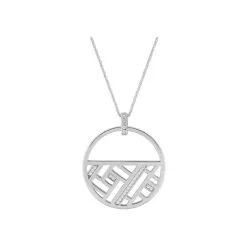 Collier Guy Laroche En Argent Et Oxydes De Zirconium