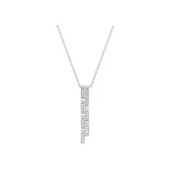 Collier Guy Laroche En Argent Et Oxydes De Zirconium