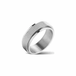 Bague Rochet Driver 8mm En Acier Taille 64