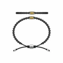 Bracelet FOSSIL Vintage Casual Wellness En Acier Et Pierres Semies Précieuses