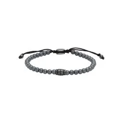 Bracelet FOSSIL Textured Plaque En Métal Doré